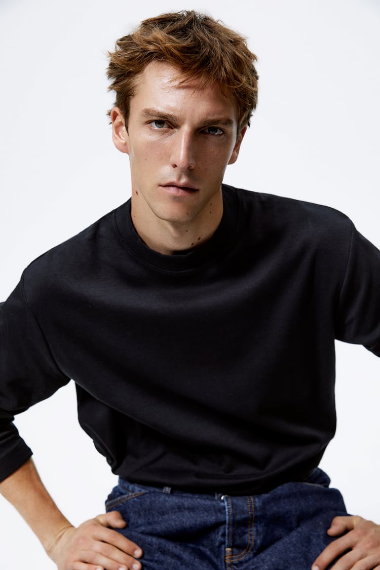 RIB NECK T-SHIRT - Image 5